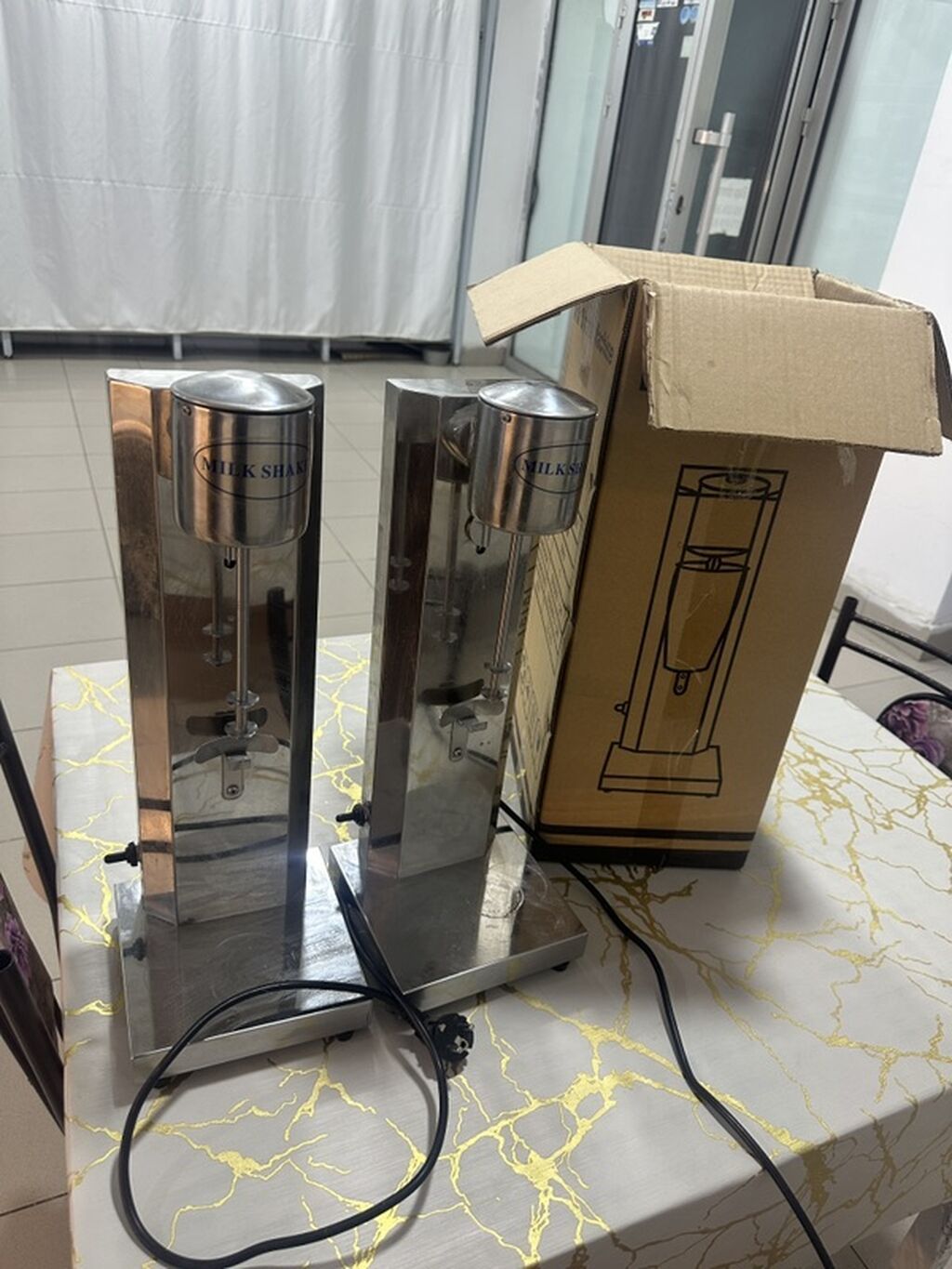 Sənaye tipli Milk Shake mikserləri - Material: Paslanmayan polad — Blenderlər, xırdalayanlar və mikserlər, Lənkəran