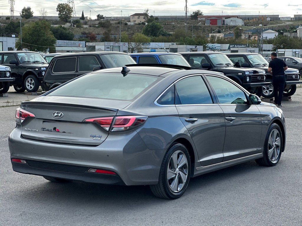 Hyundai Sonata, 2.0 L, 9.8 kWh, 2017 il, 117 000 km — Avtomobillər, Bakı (6)