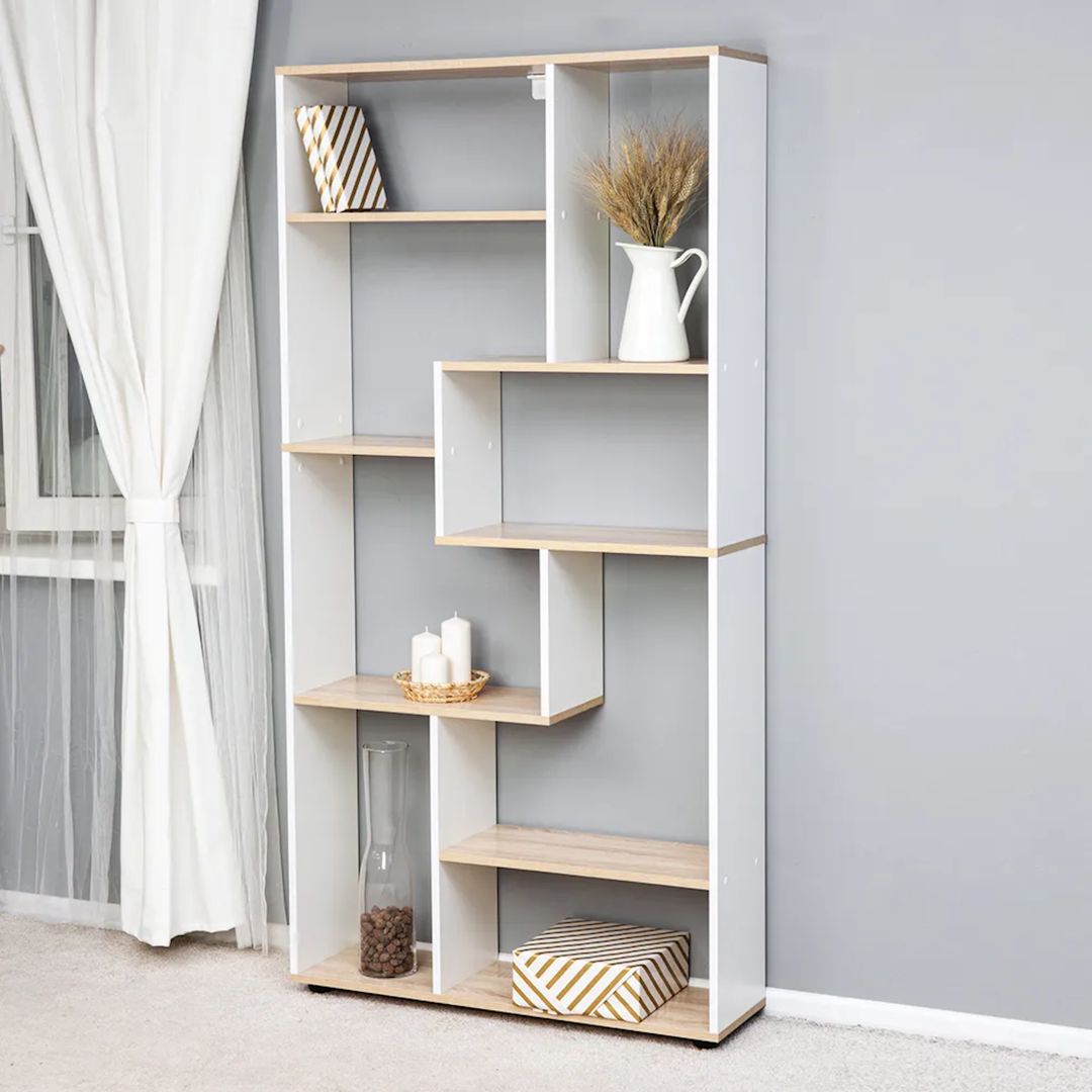 Stellaj Letta, ağ/bej, Ldsp, 87x25x180 sm — Mallar, Bakı (3)