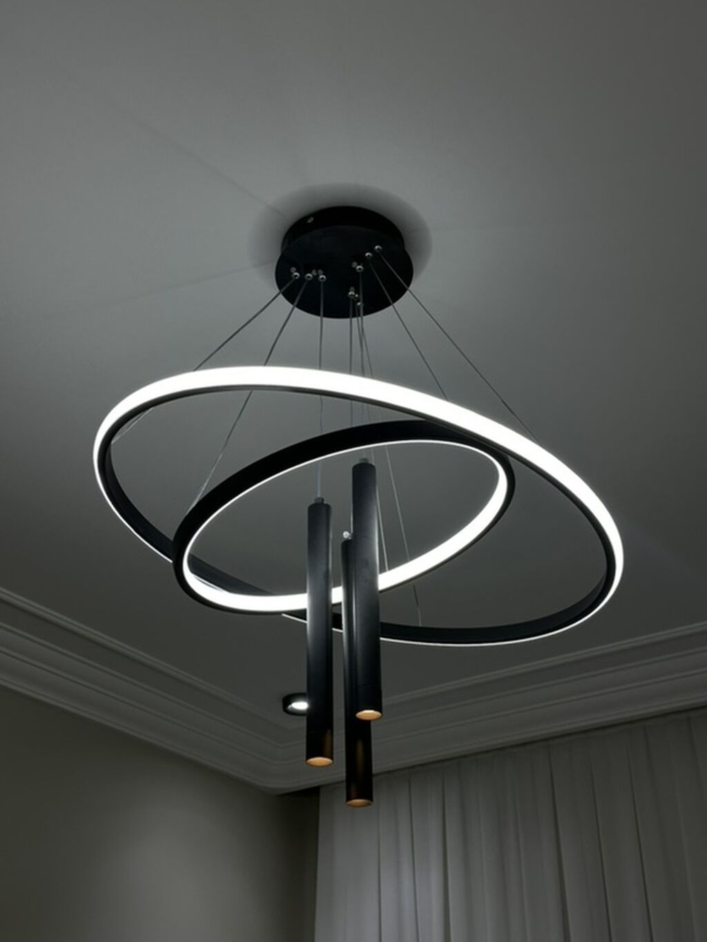 Led Çılçıraq, 3 lampa, Metal — Tavan is?qlar? v? cilc?raqlar, Bakı (2)