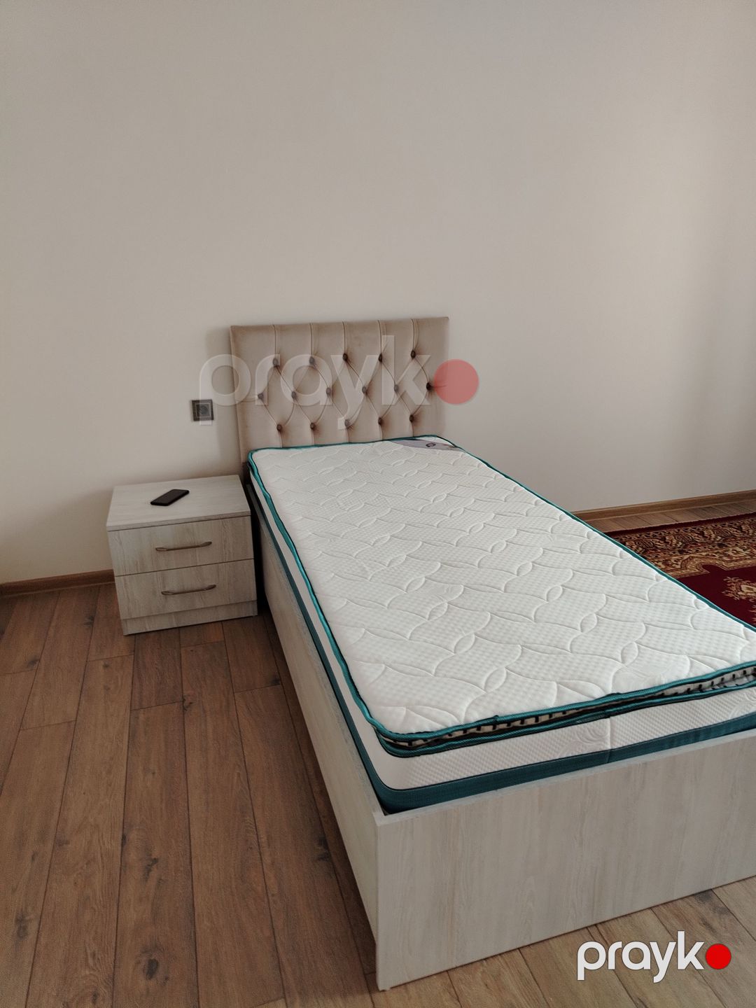 Tək nəfərlik yataq dəsti, təkərli saxlama qutularıyla — Yataqlar, Qusar (3)