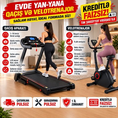 Qaçış və velotrenajorlar — Bakı