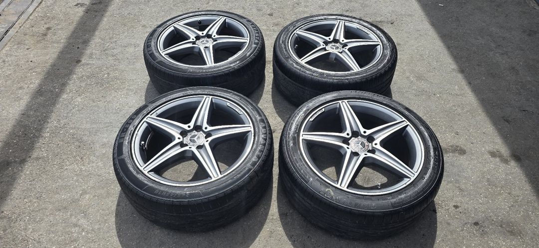 Mercedes təkərləri 245/45 R18 — Ehtiyat hissələri və aksesuarlar, Bakı (8)
