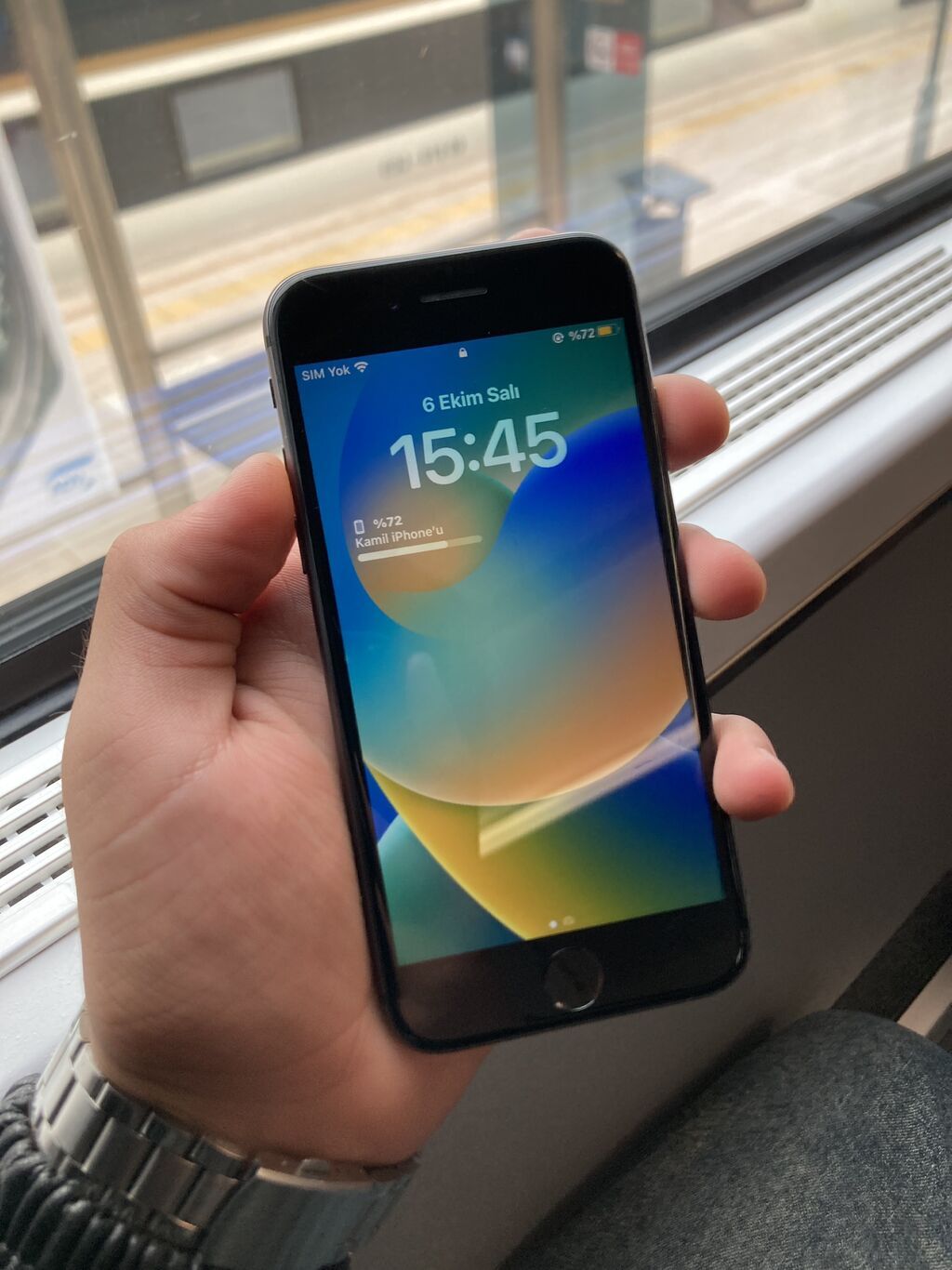 IPhone 8, 256 GB, Jet Black, Barmaq izi, Simsiz şarj — Apple iPhone, Bakı (2)
