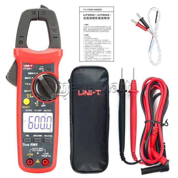 Rəqəmsal Qısqac Ölçmə Cihazı Unı-t UT204+ Series 400A/600A Digital Clamp Meters — Elektronik komponentlər, Bakı