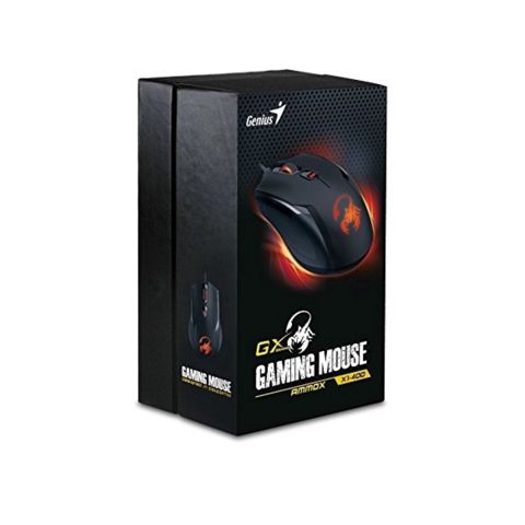 Ammox X1-400, USB mouse, 4-Button,12 Macros,400-3,200 dpi,4 game profiles 31040033104-N — Bakı