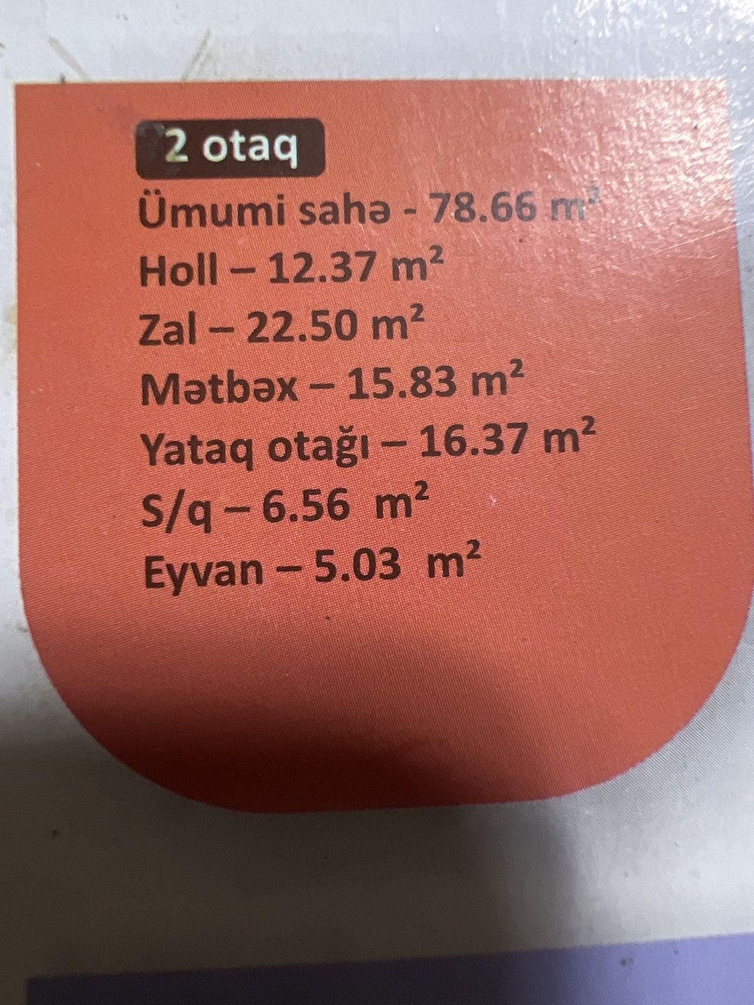 Satılır 2 otaqlı yeni tikili 80 m² — Mənzil, Bakı (6)