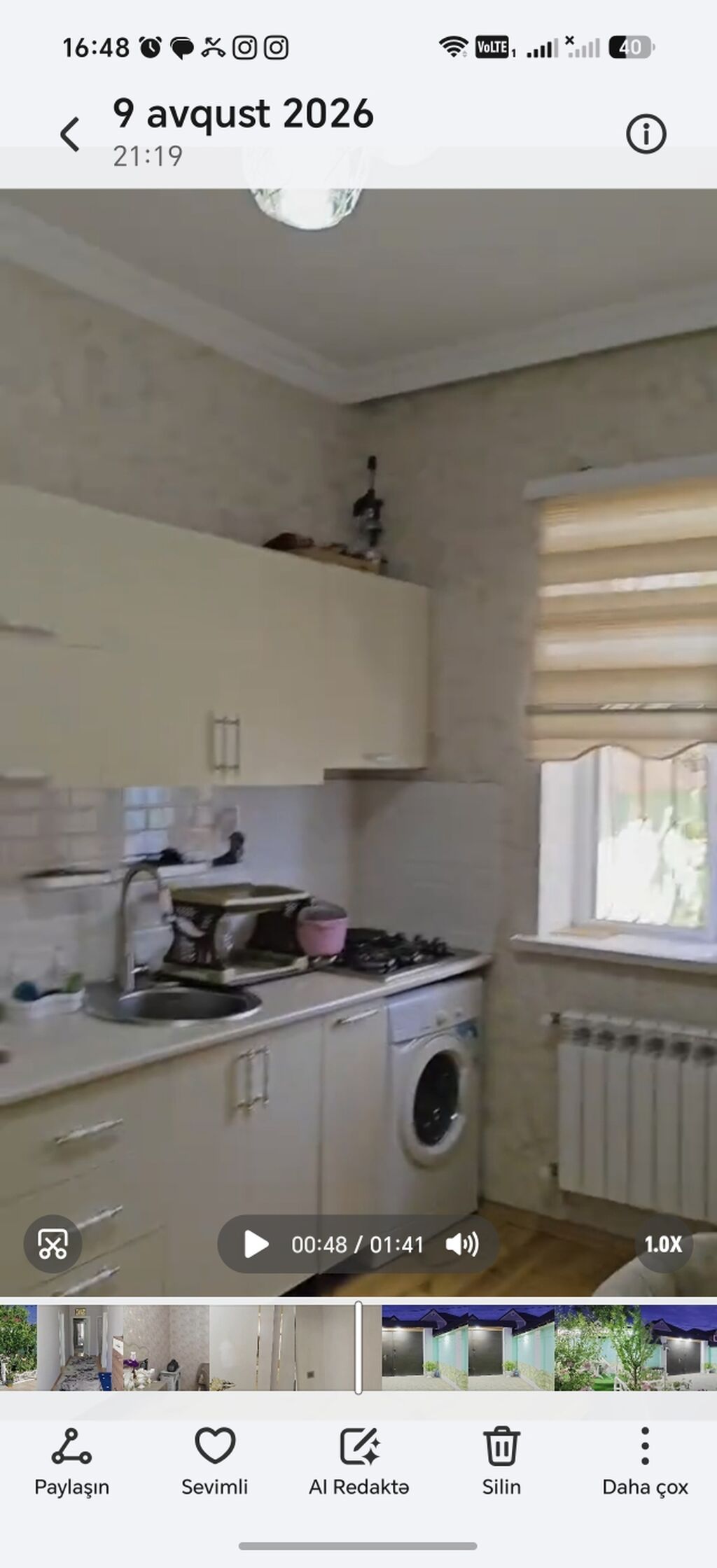 Satılır: həyətli, 1 mərtəbəli fərdi yaşayış evi - Geniş, səliqəli — Ev, villa, Digah (5)