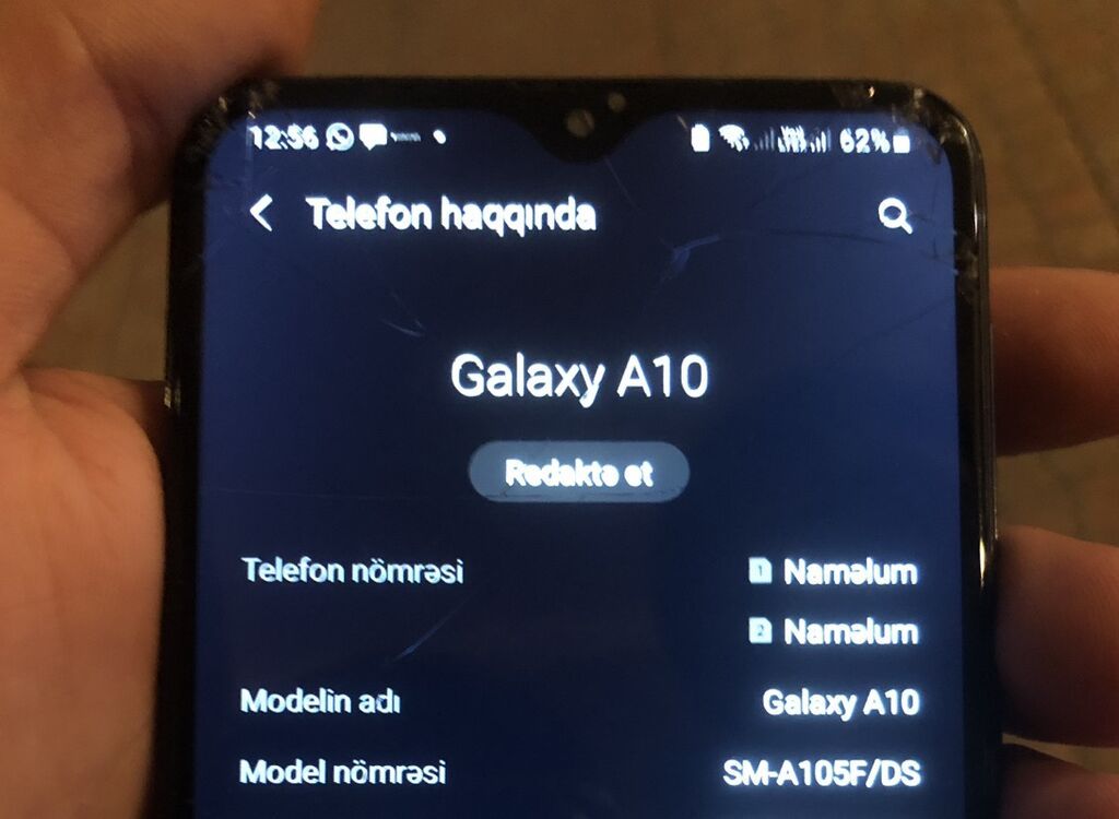 Samsung Galaxy A10 (SM-A105F/DS) Salam -şəkildə göründüyü kimidi — Samsung, Gəncə