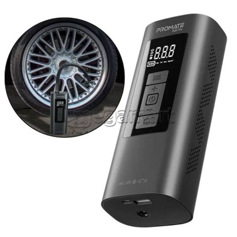 Portativ Hava Kompressoru Promate Portable Air Compressor with Power Bank (Aerıfy) — Bakı