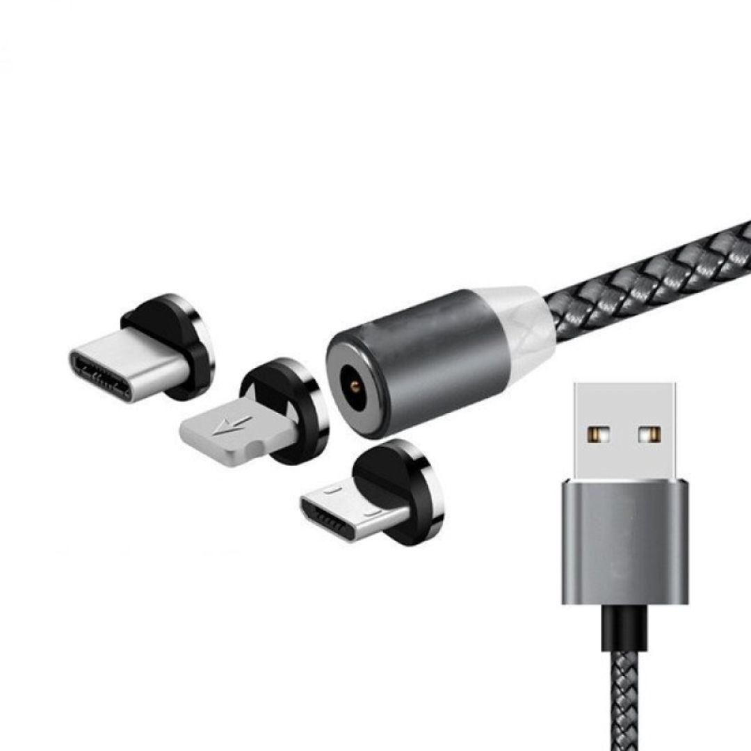 Maqnit kabel 3 IN 1 Type-c Magnetıc Cable 360 — Telefonlar və qadjetlər, Bakı (3)