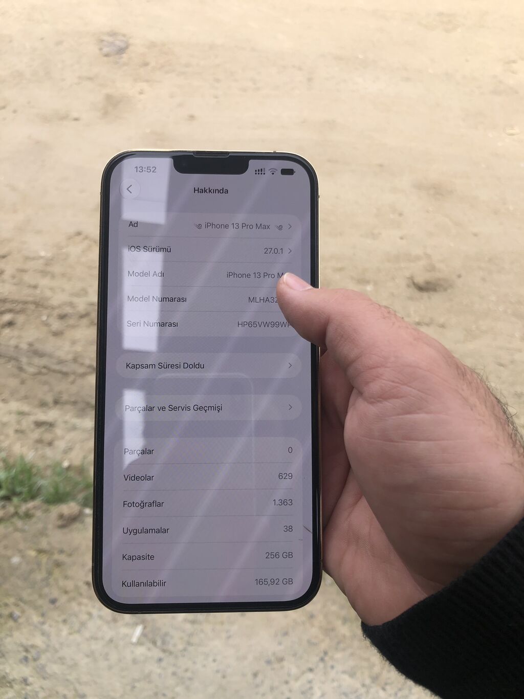 IPhone 13 Pro, 256 GB, Rose Gold, Face ID, Sənədlərlə — Apple iPhone, Digah (7)