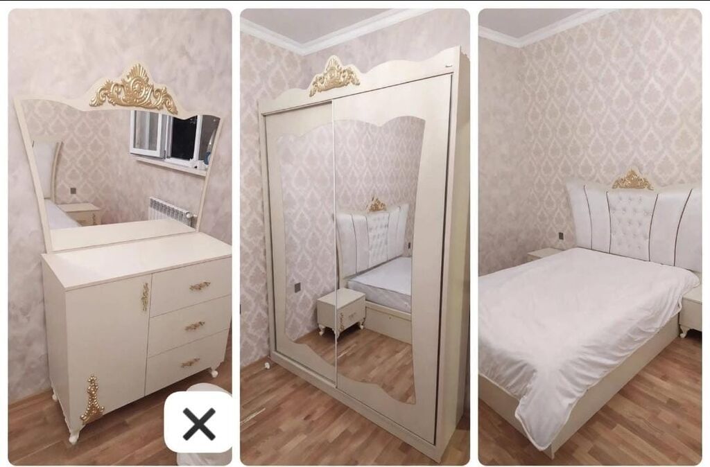 Yataq dəsti satılır 570₼. matrası var. Karkazı yeni alınıb.Bazası — Yataq otağı mobilya dəstləri, Mehdiabad