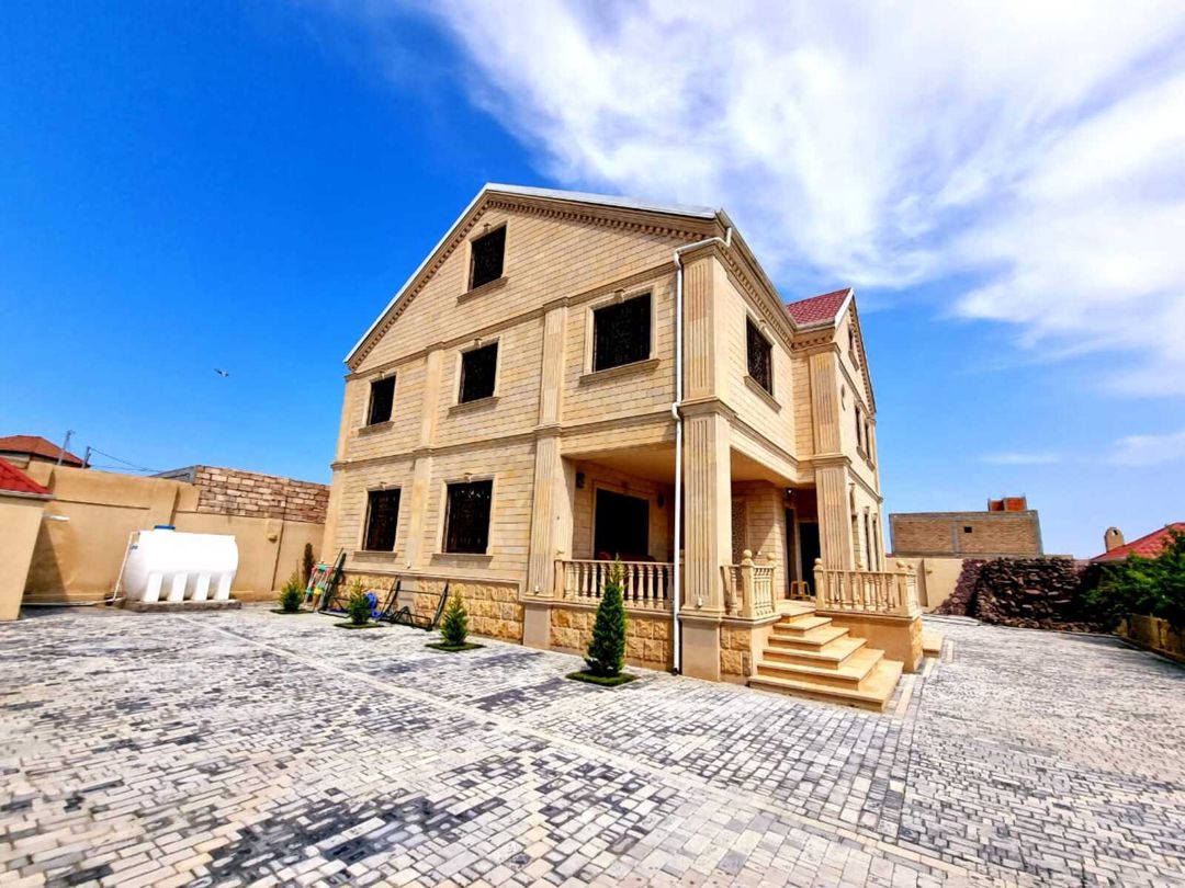Satılır 8 otaqlı həyət evi/bağ evi 500 m² — Ev, villa, Bakı (2)