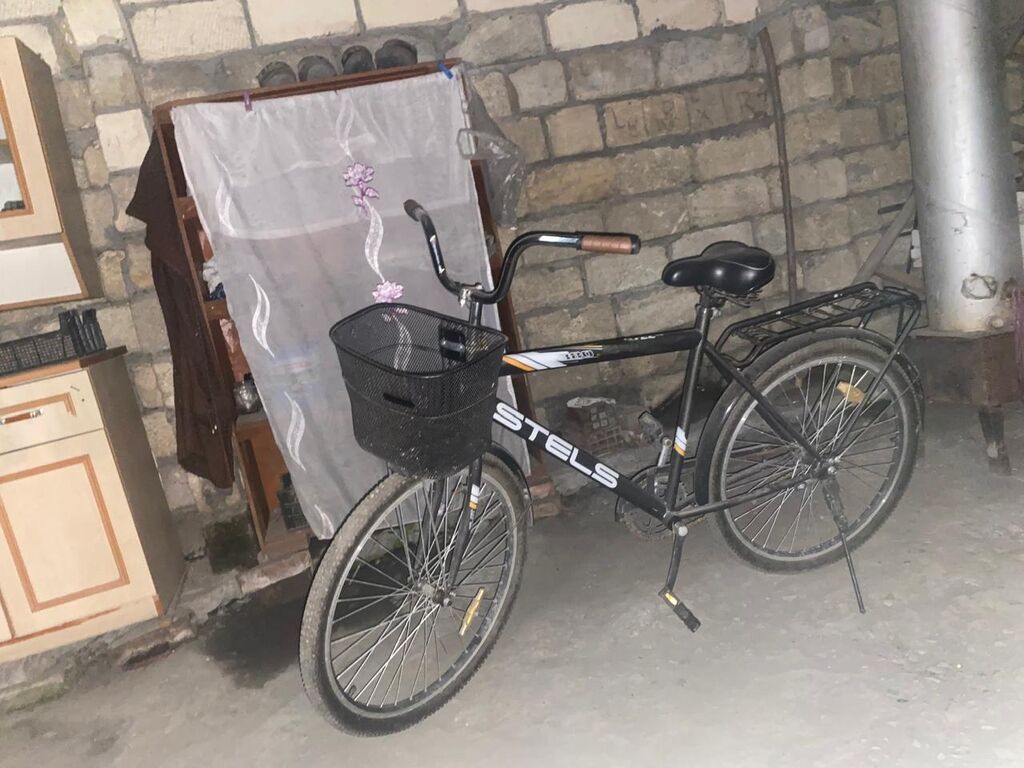 İşlənmiş Şəhər velosipedi Stels, 26", sürətlərin sayı: 1, Ünvandan götürmə — Yol velosipedləri, Zaqatala (3)