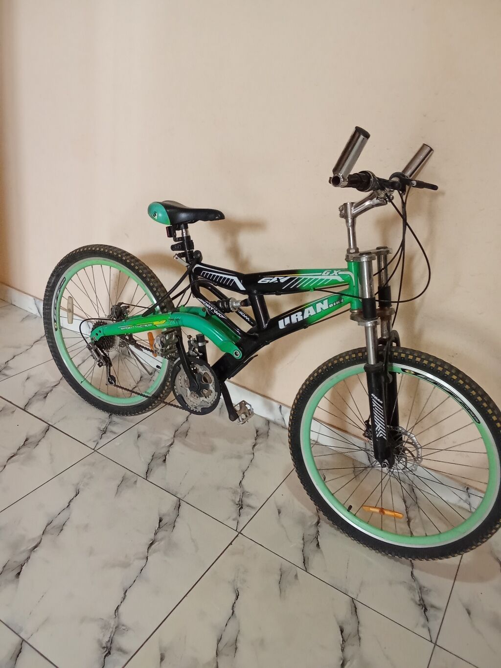 Uran Bike GX uşaq/yunior dağ velosipedi - Çərçivə: amortizatorlu — Uşaq velosipedləri, Bakı (3)