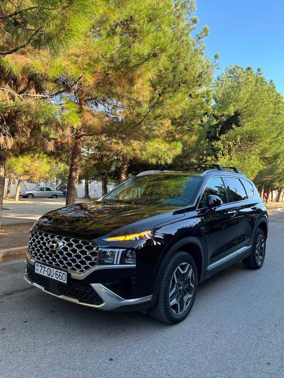 Hyundai Santa Fe, 1.6 L, 1.49 kWh, 2023 il, 69 000 km 77-QU-660 — Avtomobillər, Bakı (4)