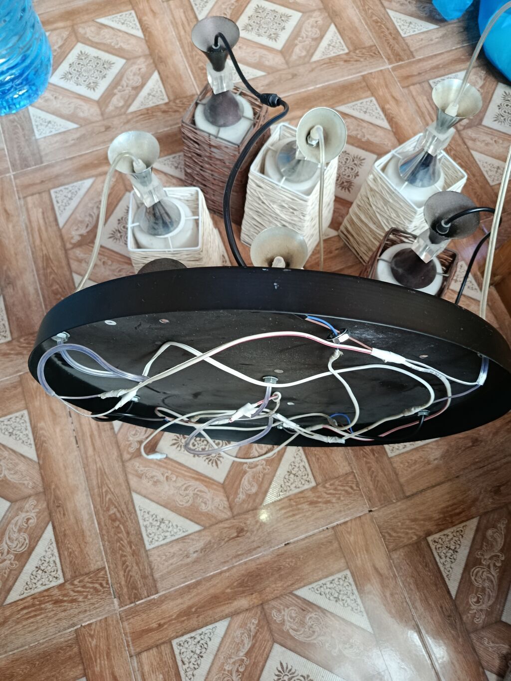 Çılçıraq, 6 lampa, Metal — Tavan is?qlar? v? cilc?raqlar, Saray (2)