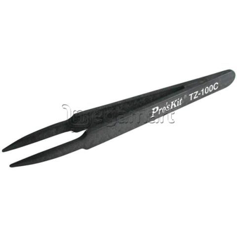 Pinset yuvarlaqlaşdırılmış antistatik Pro'skit TZ-100C (115mm) — Bakı