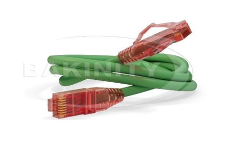 Lan kabel Hyperline U/utp Cat5e 2m Green — Bakı
