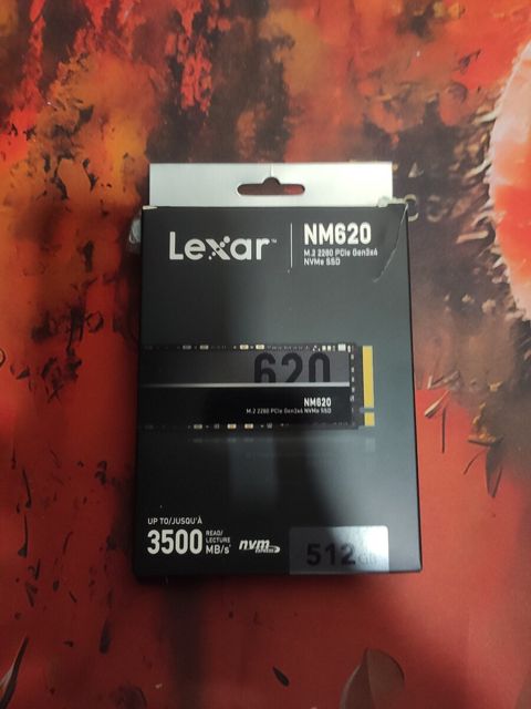 Lexar NM620 512GB nvme SSD — 140 ₼ · Bakı · Kompüterlər və noutbuklar Lexar NM620 512GB nvme SSD — Bakı