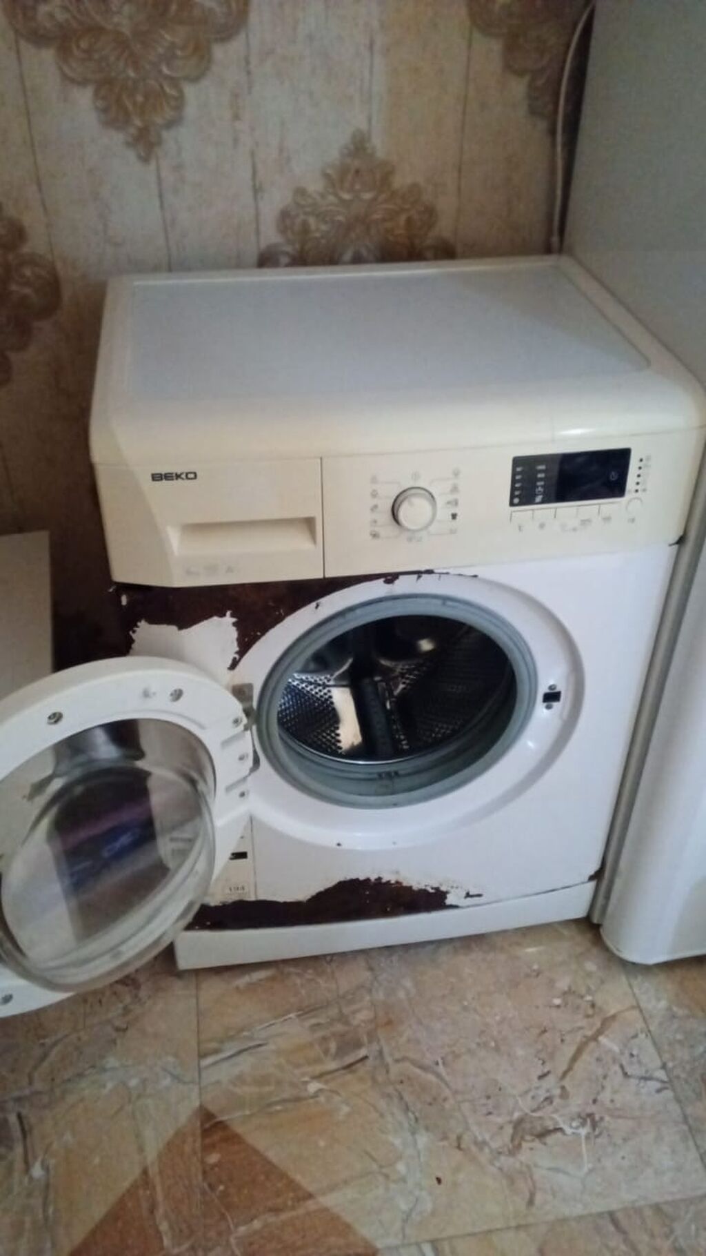 Paltaryuyan maşın LG, 7 kq, İşlənmiş, Avtomat, Qurutma var, Kredit yoxdur, Ünvandan götürmə — Çamaşır maşınları, Xırdalan (6)