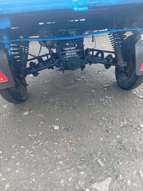 Yükdaşıma üçün üçtəkərli motosiklet (trisikl) - Rəng: mavi - Arxa — Digah