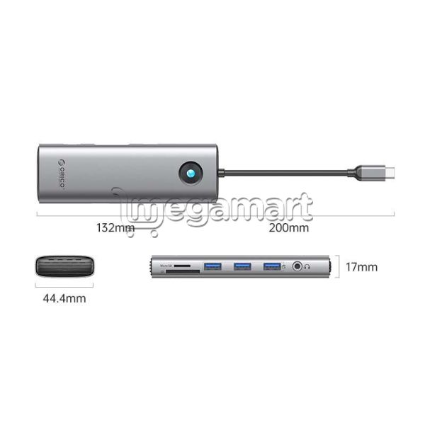 Dok-stansiya Orico PW11-10P-GY-BP (ORICO-PW11-10P-GY-BP) — Kabelləri, adapterlər və keçidçilər, Bakı (2)