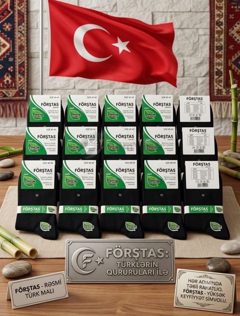 Förstaş Kişi Corabları Gəldi — 2Qardaş Corab evi