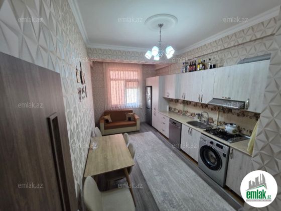 Satılır 2 otaqlı 95 m² yeni tikili Həzi Aslanov m — Mənzil (3)