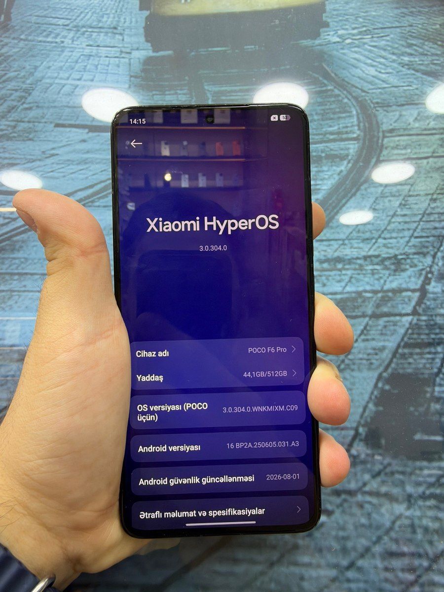 Xiaomi Poco F6 Pro Black 512GB/12GB — Smartfonlar, Bakı (2)