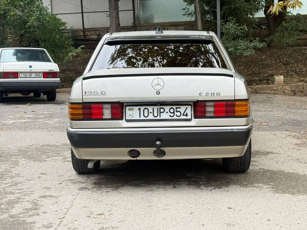 Mercedes 190, 2.0 L, 1990 il, 120 000 km 10-UP-954 — Avtomobillər, Şamaxı (5)