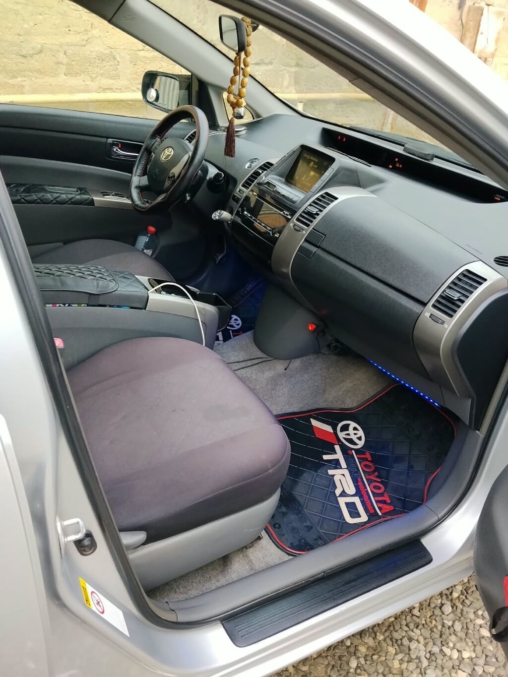 Toyota Prius (2-ci nəsil) – gümüşü rəng, hibrid sedan/hatchbek 99-TM-614 — Avtomobillər, Digah (7)
