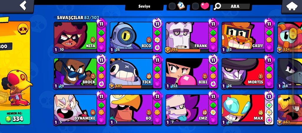 Brawl Stars hesabı – yüksək trofeyli və inkişaf etmiş - Kupa yolu — Digər, Bakı (2)