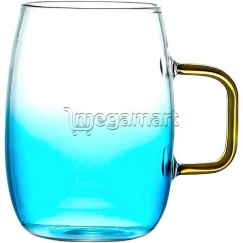 Fincan dəsti Ardesto borosilicate glass, transparent mug set with handles Blue Atlantic, 300ml, 2pcs, borosilicate glass, transparent-blue (AR2630BA) — 13.5 ₼ · Bakı · Bişirmə qabları Fincan dəsti Ardesto borosilicate glass, transparent mug set with handles Blue Atlantic, 300ml, 2pcs, borosilicate glass, transparent-blue (AR2630BA) — Bakı