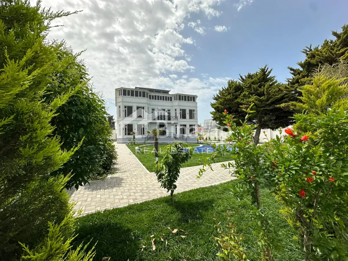 Satılır 5 otaqlı həyət evi / bağ evi 1200 m², Şüvəlan qəsəbəsi, Xəzər rayonu — Ev, villa, Bakı (3)