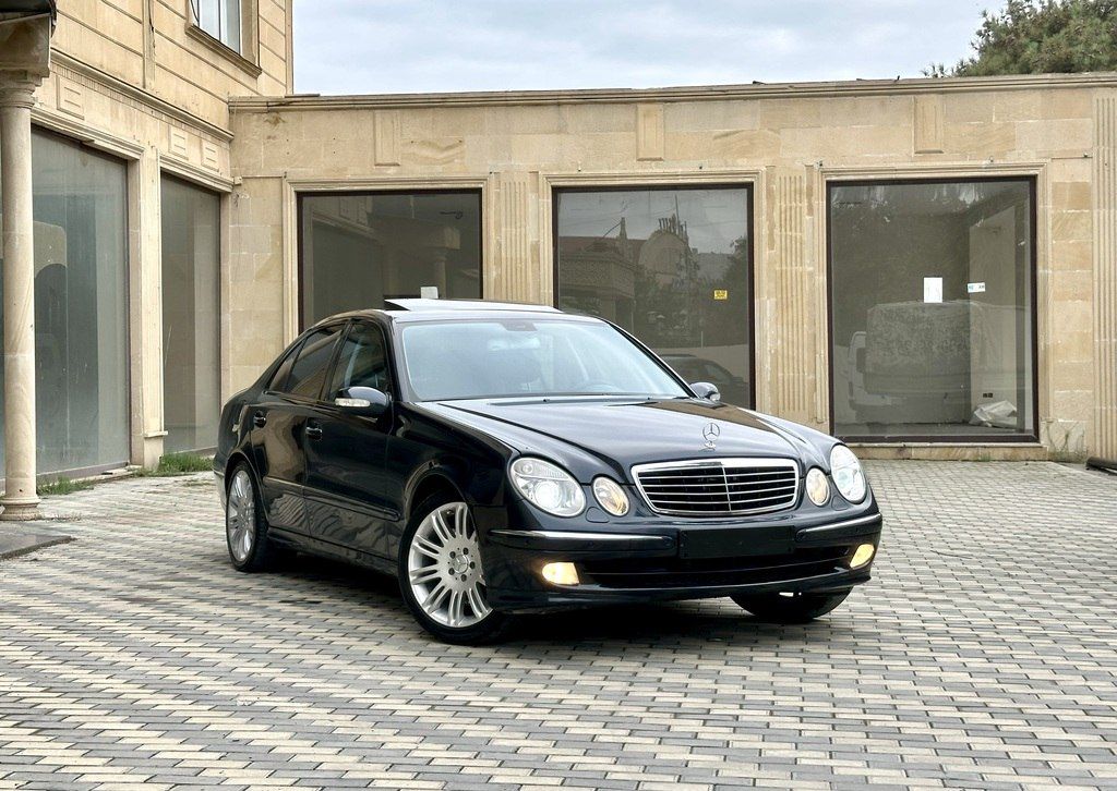 Mercedes E 220, 2.2 L, 2002 il, 304 000 km — Avtomobillər, Bakı (6)