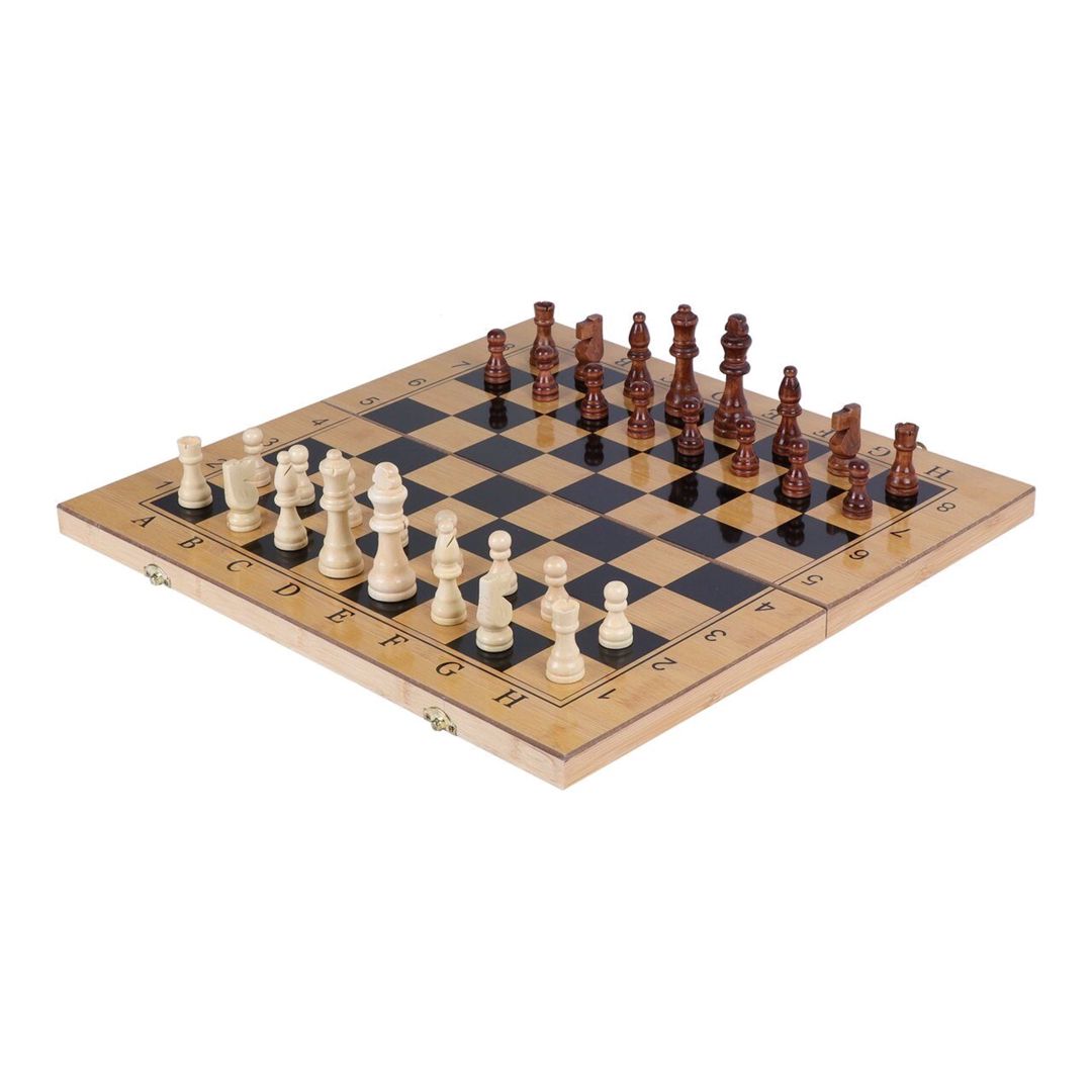 Şahmat + dama + nərd (3-ü 1-də), taxta, 48x48 sm — Mallar, Bakı (2)