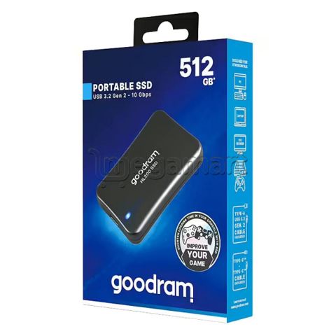 SSD yığıcı GoodRam USB 3.2 512GB HL200 (SSDPR-HL200-512) — Bakı