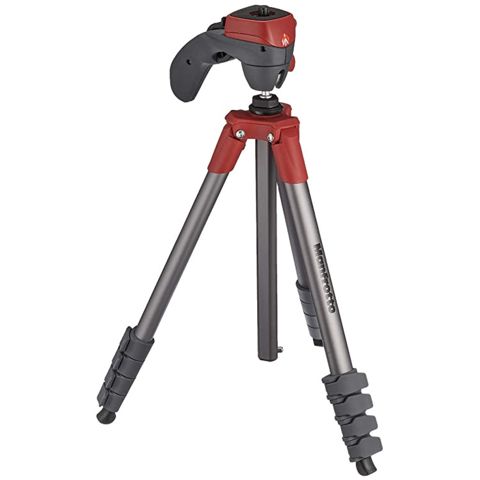 Ştativ manfrotto compact action red mkcompactacn-rd-n — Almal — Dayaqlar və ştativlər