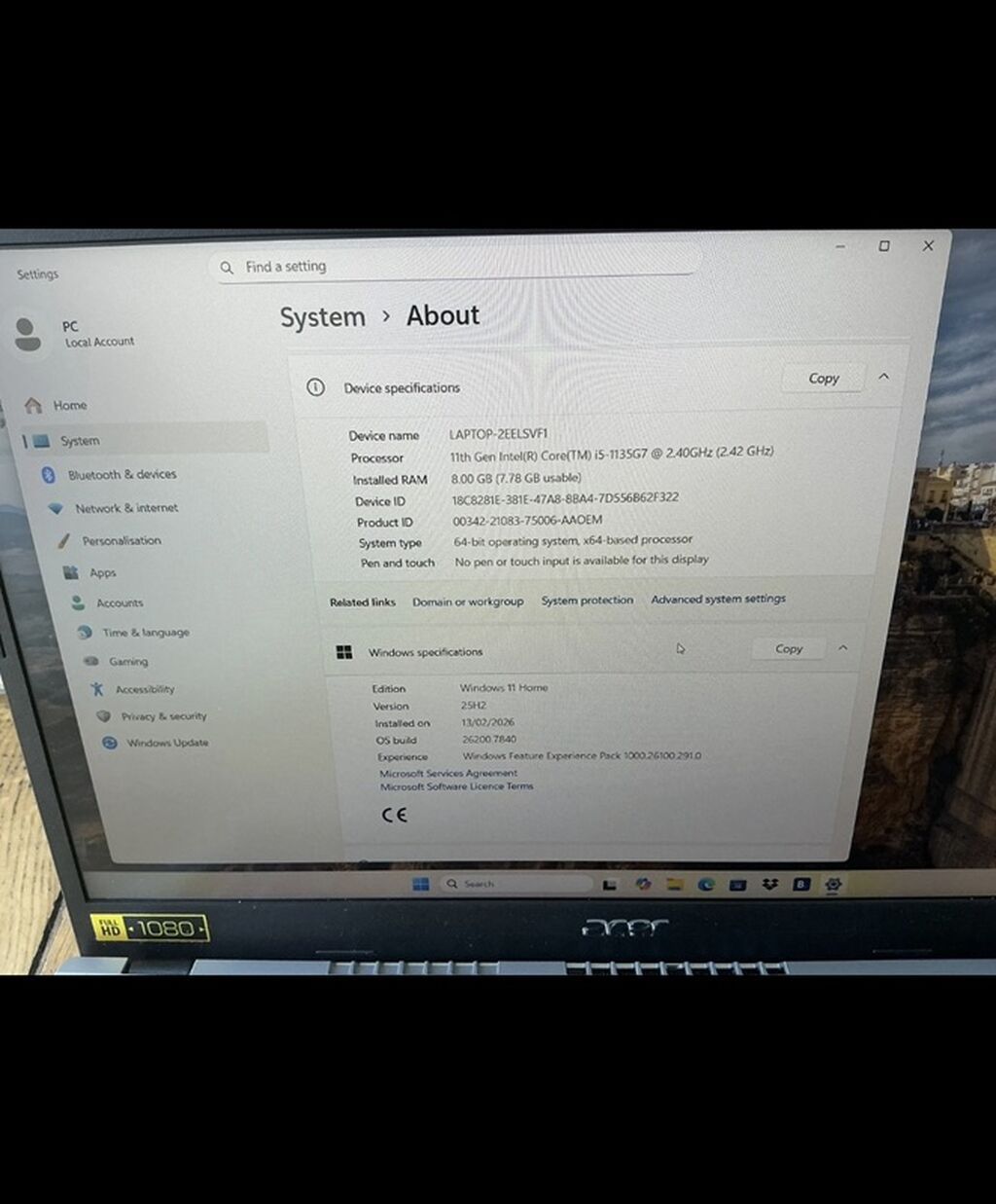 Acer Aspire 3 A315-58 noutbuku - Ekran: 15.6" Full HD (1080p) — Acer, Digah (3)