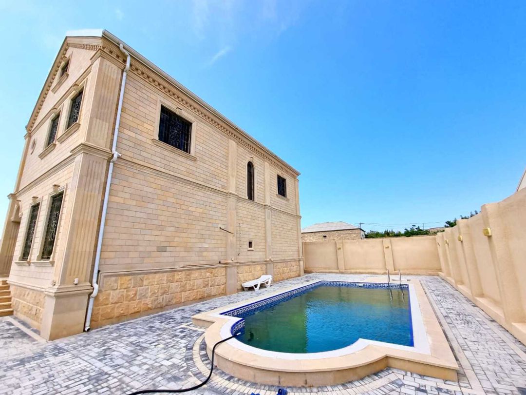 Satılır 8 otaqlı həyət evi/bağ evi 500 m² — Ev, villa, Bakı (4)