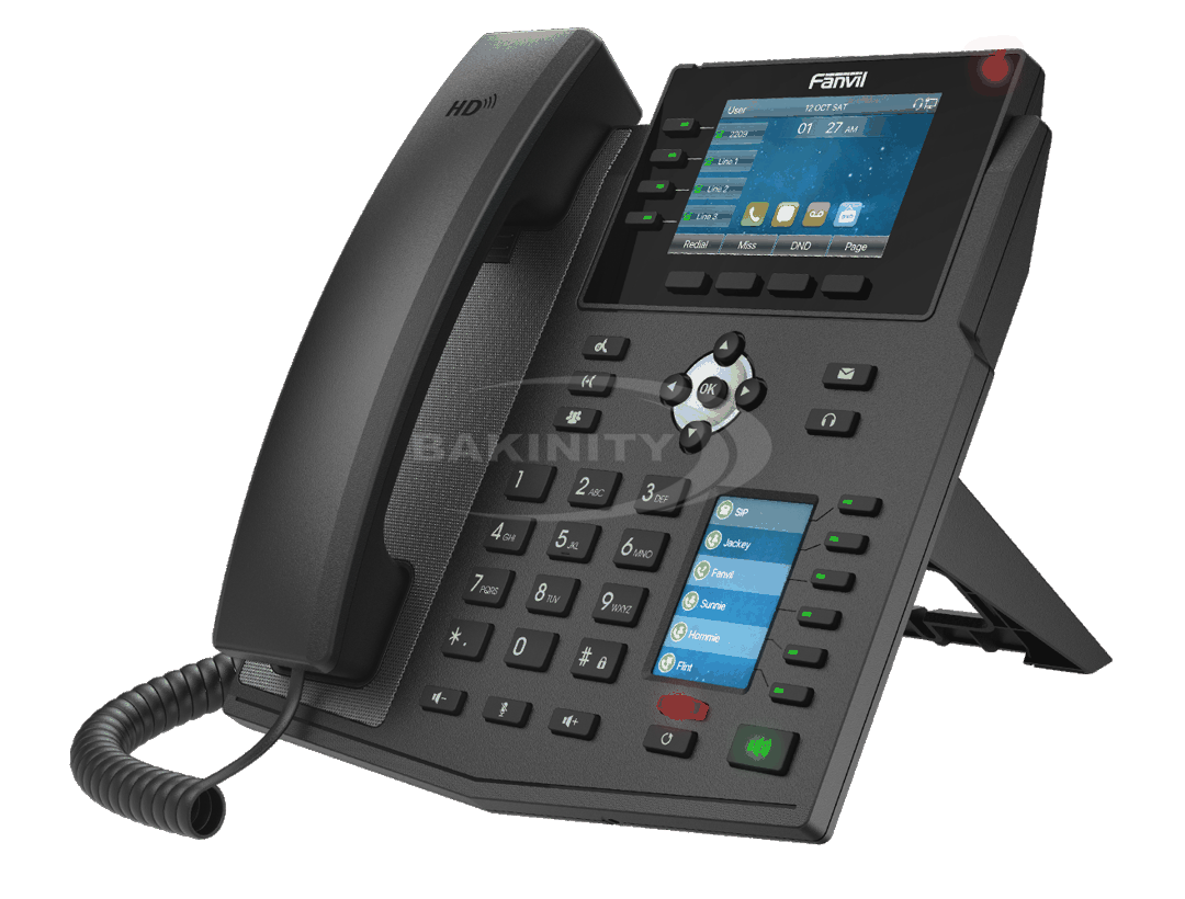 IP-telefon Fanvil X5U V2 — IP telefon sistemləri, Bakı (2)