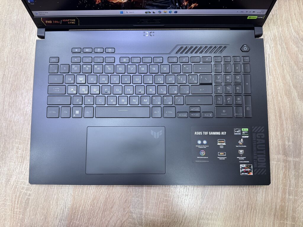 İşlənmiş ASUS TUF Gaming, 17 AMD Ryzen 7, 1 TB, Ünvandan götürmə, Ödənişli çatdırılma, Rayonlara çatdırılma — Asus, Bakı (5)