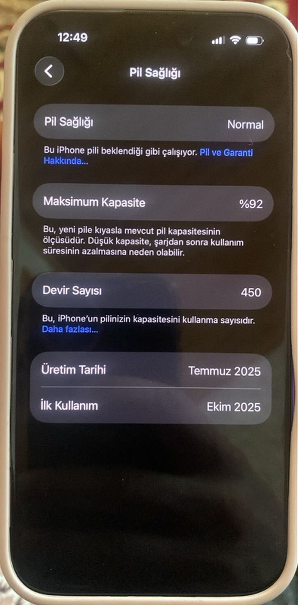IPhone 15, Mavi, Face ID — Apple iPhone, Bakı (9)