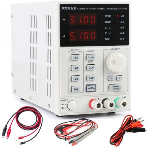 Korad KA3005D Tənzimlənən Rəqəmsal Proqramlaşdırıla bilən DC 30V 5A Laboratoriya Tədqiqat Zond Multimetri — 260 ₼ · Bakı · Tibbi avadanlıqlar Korad KA3005D Tənzimlənən Rəqəmsal Proqramlaşdırıla bilən DC 30V 5A Laboratoriya Tədqiqat Zond Multimetri — Bakı