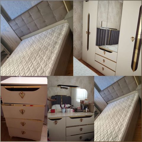 Yataq dəsti satılır 550₼. Matrası və bazası var.Ünvan — 550 ₼ · Bakı · Yataq otağı mobilya dəstləri Yataq dəsti satılır 550₼. Matrası və bazası var.Ünvan — Bakı