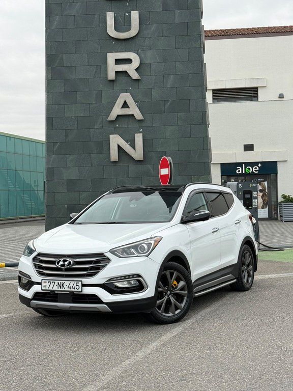 Hyundai Santa Fe, 2.0 L, 2018 il, 110 000 km 77-NK-445 — Avtomobillər, Bakı (4)