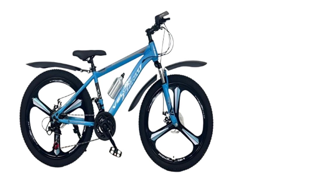 Velosiped Velostrim Mercedes, 24 ölçü, mavi/qara — Velosipedlər, Bakı