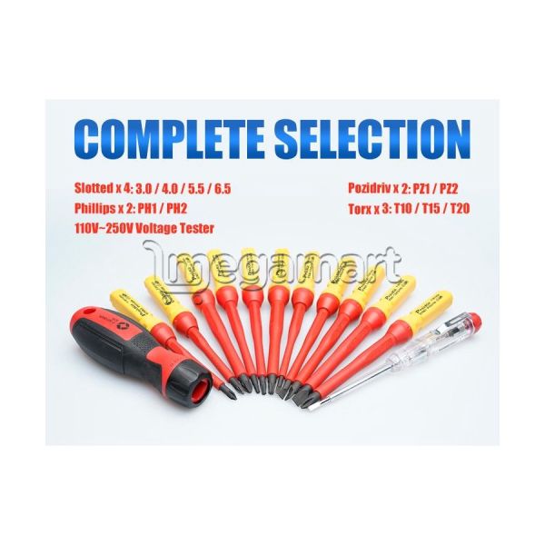 VDE Vintaçan dəsti Pro'sKit SD-V861 — Vint açarları, Bakı (2)